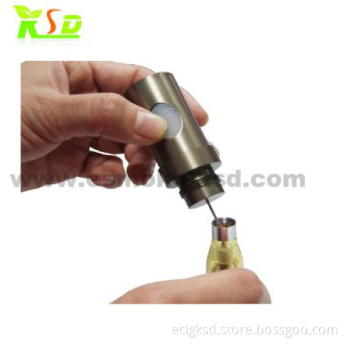 KSD 2014 new style stainless e-liquid inject bottle in gift box